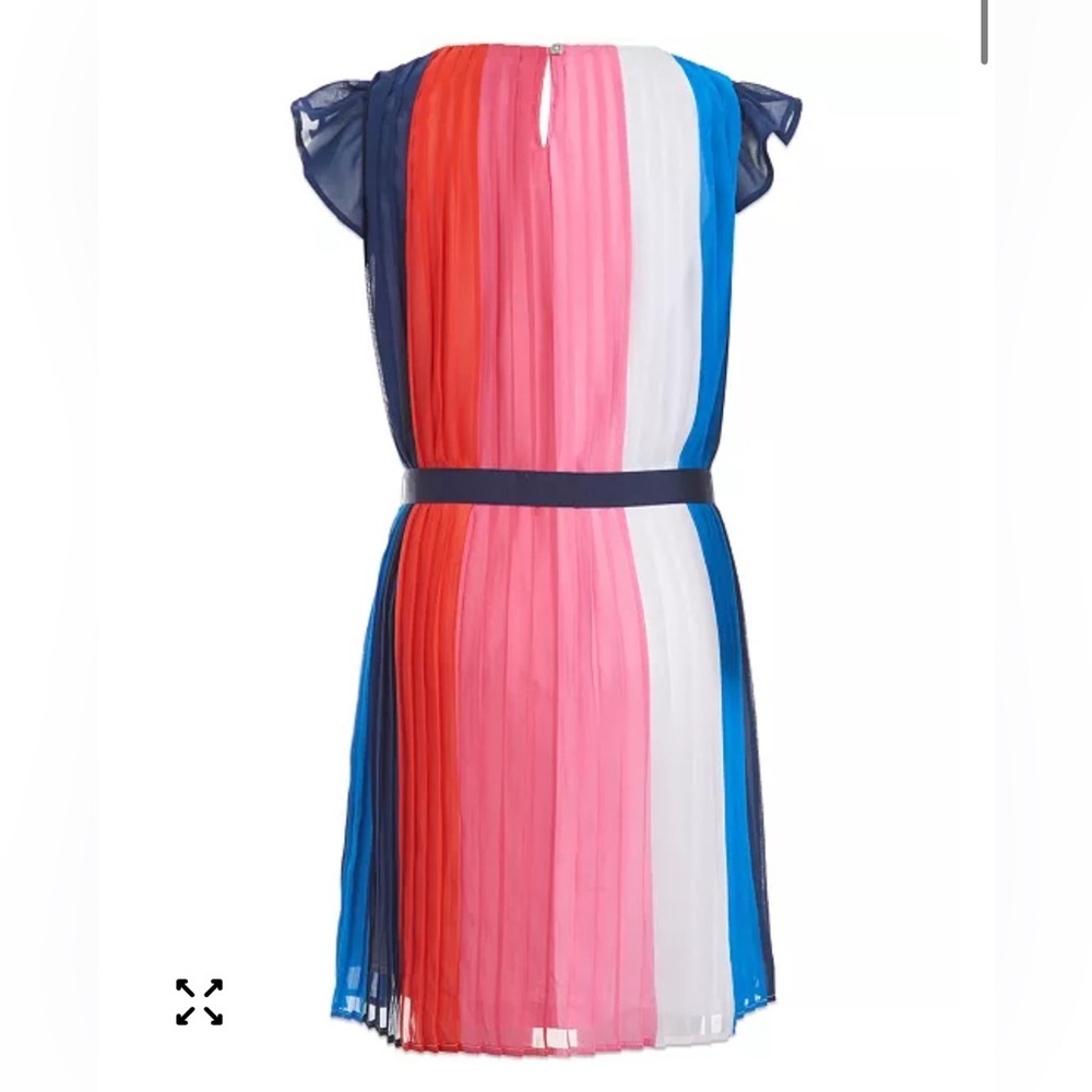 Tommy Hilfiger Girls Size 8-10 Royal + Navy Blue and Pink + Red Dress - Picture 11 of 11